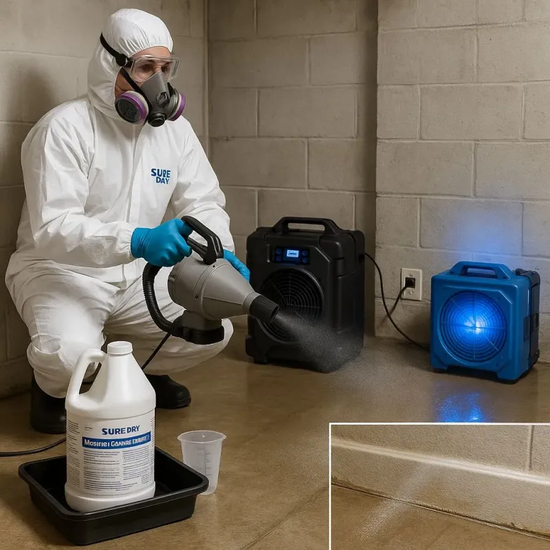 Sanitization and Odor Removal process in Fenton, MI