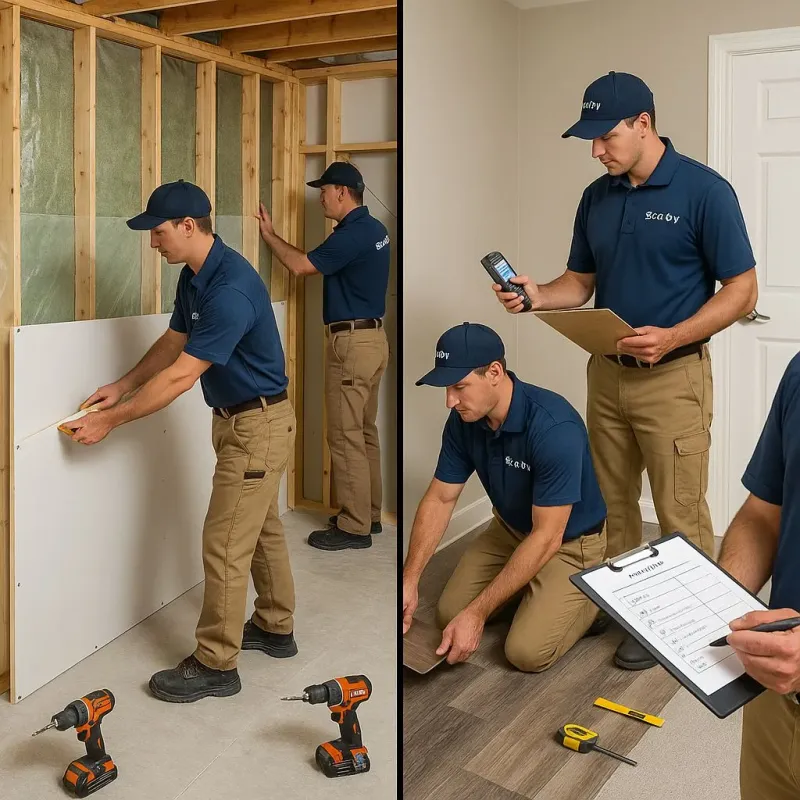 Repairs and Reconstruction process in Fenton, MI