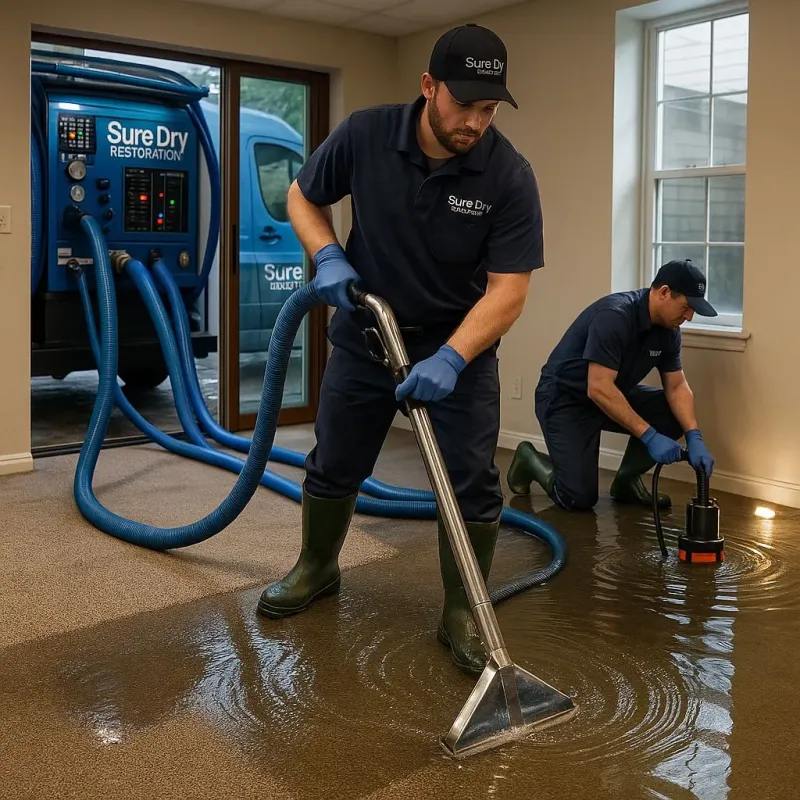 Water Extraction and Removal process in Fenton, MI
